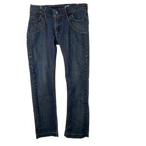 Limited Edition Levis RED Collection Bootcut Distressed Blue Jeans Size 30"